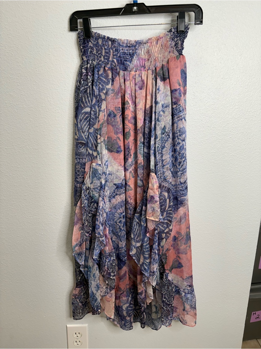 Misa Los Angeles Size Large Floral Print Skirt